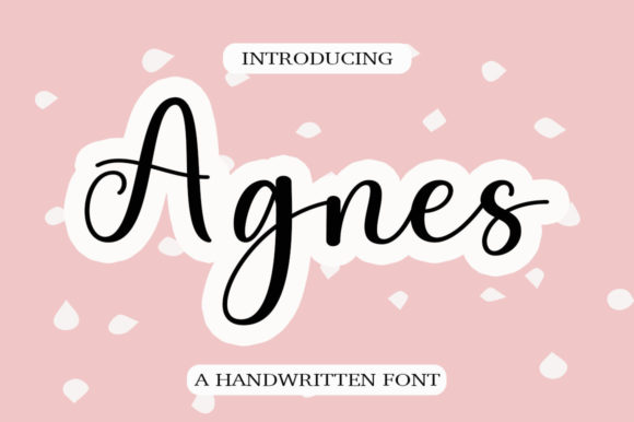 Agnes: A Script Font for Creative Design
