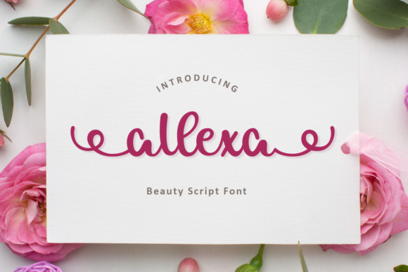 Allexa: A Stylish Handwritten Font