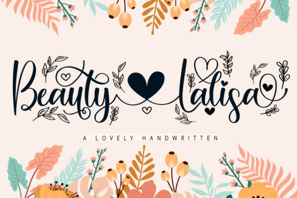 Beauty Lalisa: A Romantic Script Font