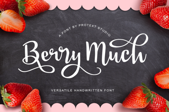 Berry Much Font: Elegant Script for Editorial Design