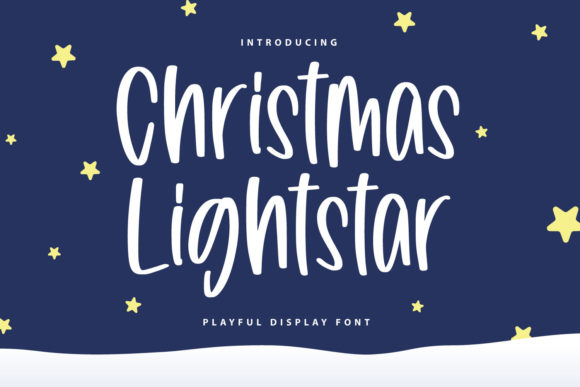 Christmas Lightstar Font Review