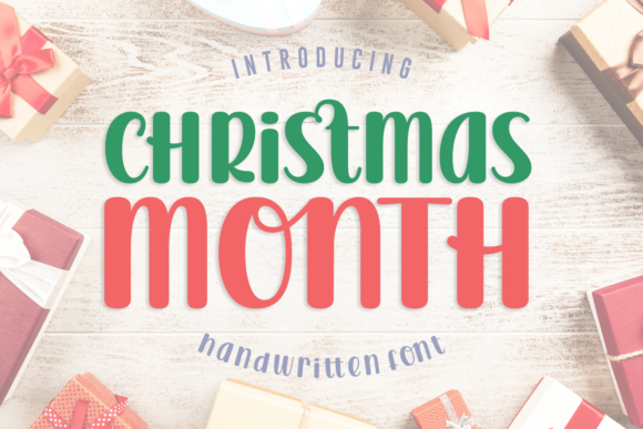 Christmas Month Font Review