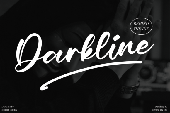 Darkline: A Script Font for Creative Campaigns
