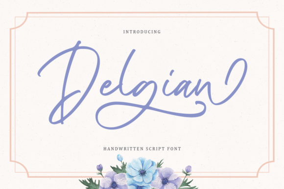 Delgian: A Stylish Script Font
