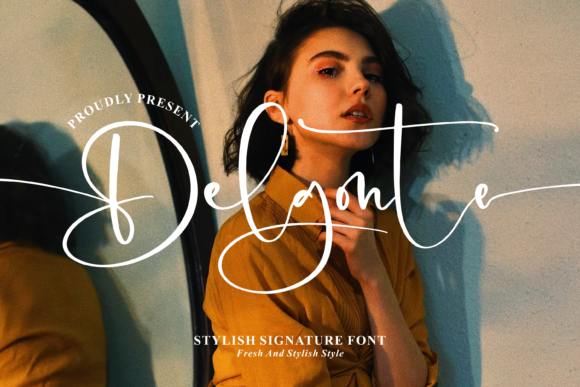 Delgonte: A Magical Script Font