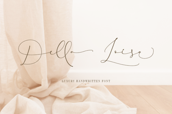 Della Loisa: A Script Font for Real-World Design
