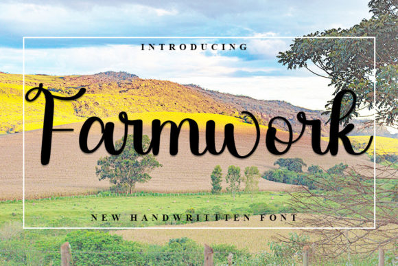 Farmwork: A Script Font for Elegant Design
