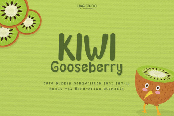 Kiwi Gooseberry Font for Creative Marketing