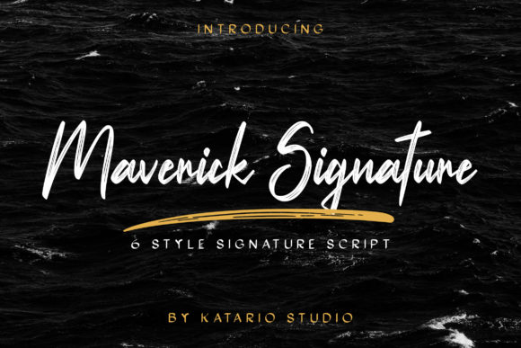 Maverick Signature Font for Creative Projects