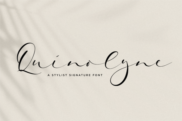 Quinolyne: A Font for Business Magic