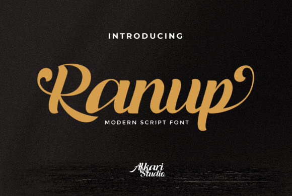 Ranup: A Magical Script Font