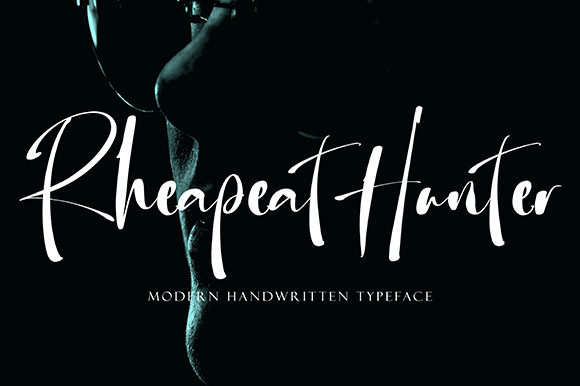 Rhepeat Hunter: A Elegant Script Font
