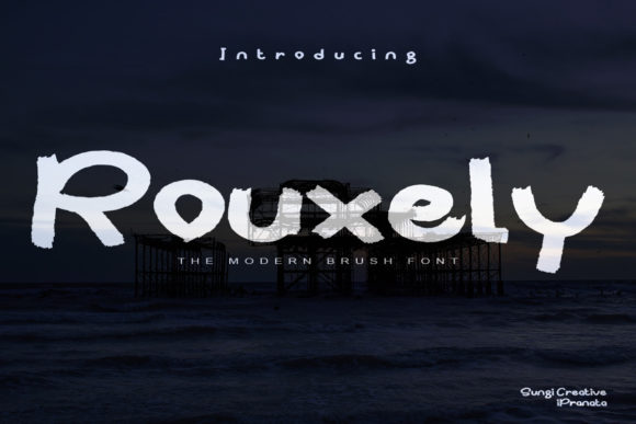 Rouxely: A Cool Handwritten Font for Creative Projects