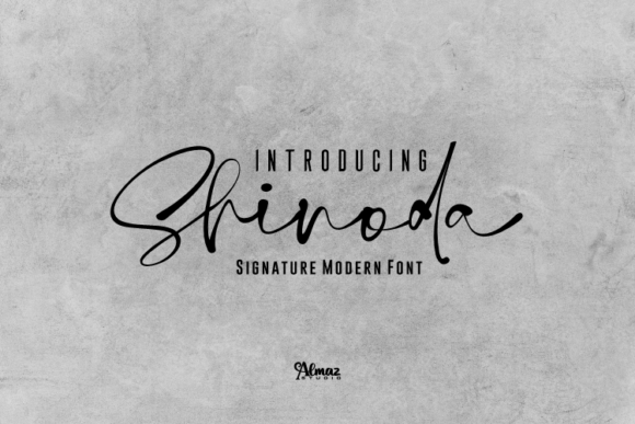 Shinoda: A Elegant Handwritten Font