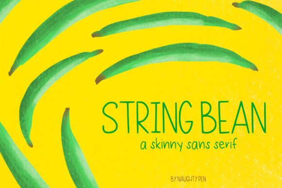 String Bean Skinny: A Font for Elegant Design