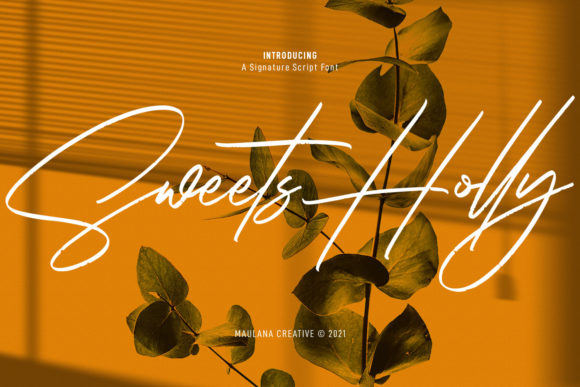 Sweets Holly: A Handwritten Font for Creative Brands