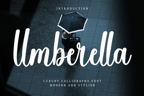 Umberella: A Luxurious Script Font