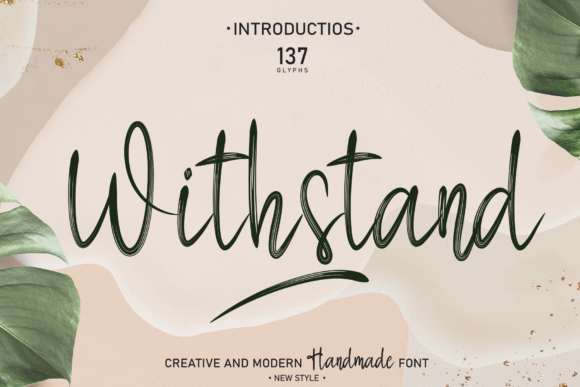Withstand: A Font for Polished Branding